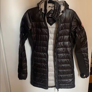 Canada Goose Black and Gray Puffer Jacket